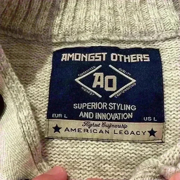 Amongst Others snowflake sweater size L - Picture 3 of 5